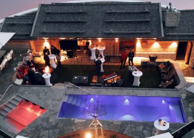 Feuerring des Chalet O