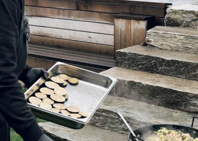 Feuerring des Chalet O