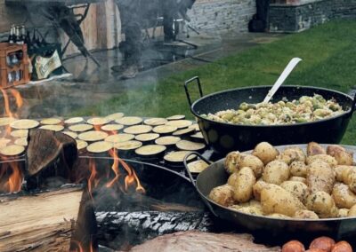 Feuerring des Chalet O