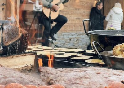 Feuerring des Chalet O