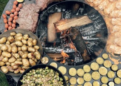 Feuerring des Chalet O