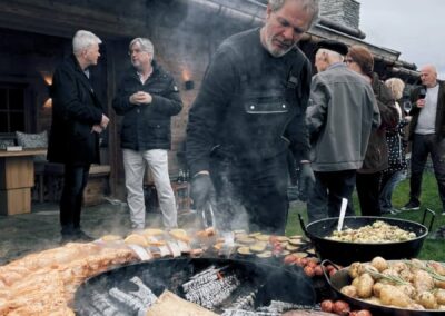 Feuerring des Chalet O