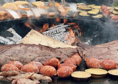 Feuerring des Chalet O